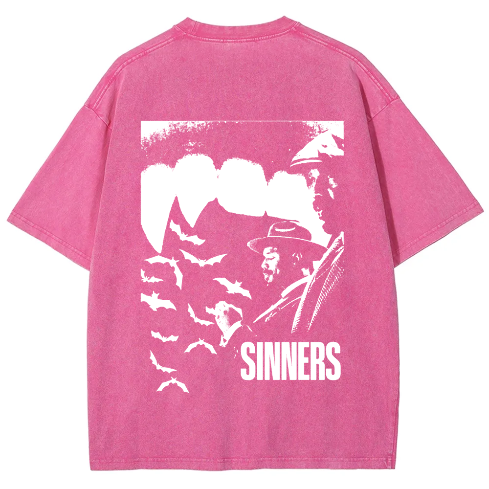 Unisex Vintage Sinners 2025 Horror Movie t-Shirt