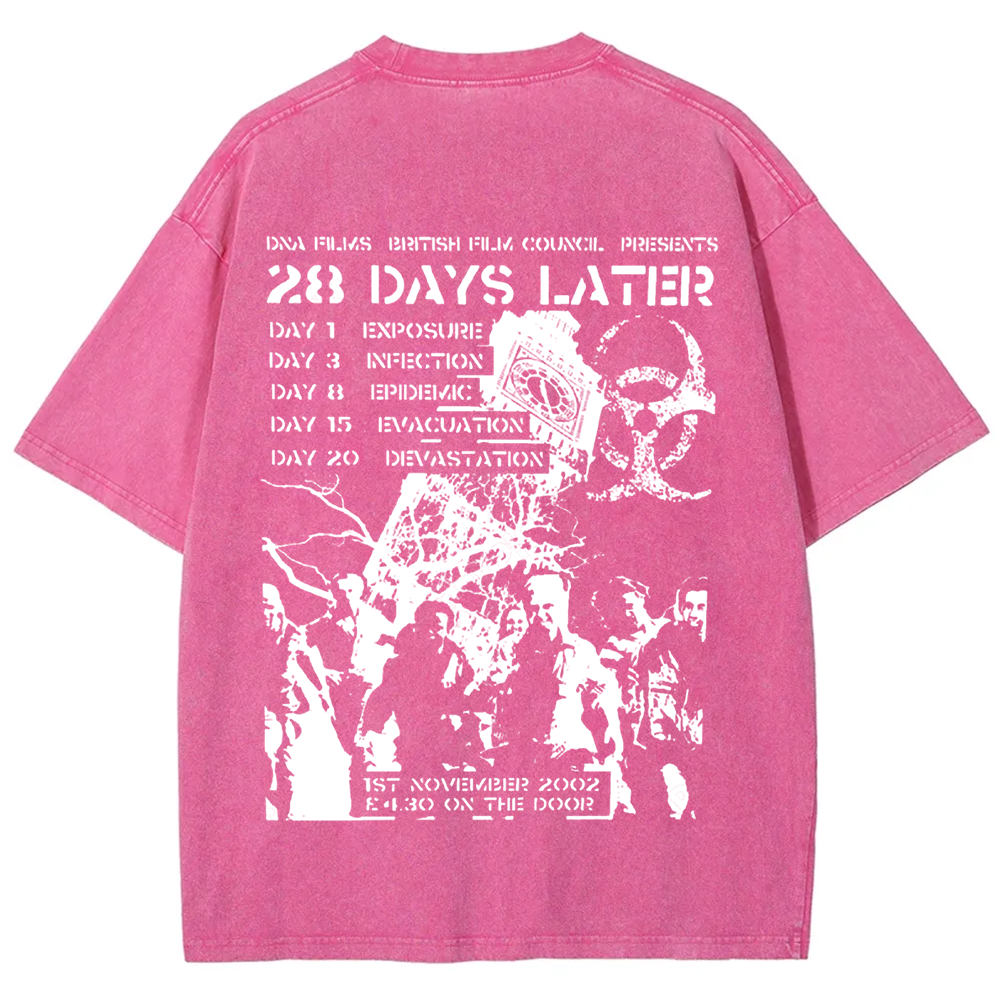 Unisex Vintage 28 Days Later Horror Movie  t-Shirt
