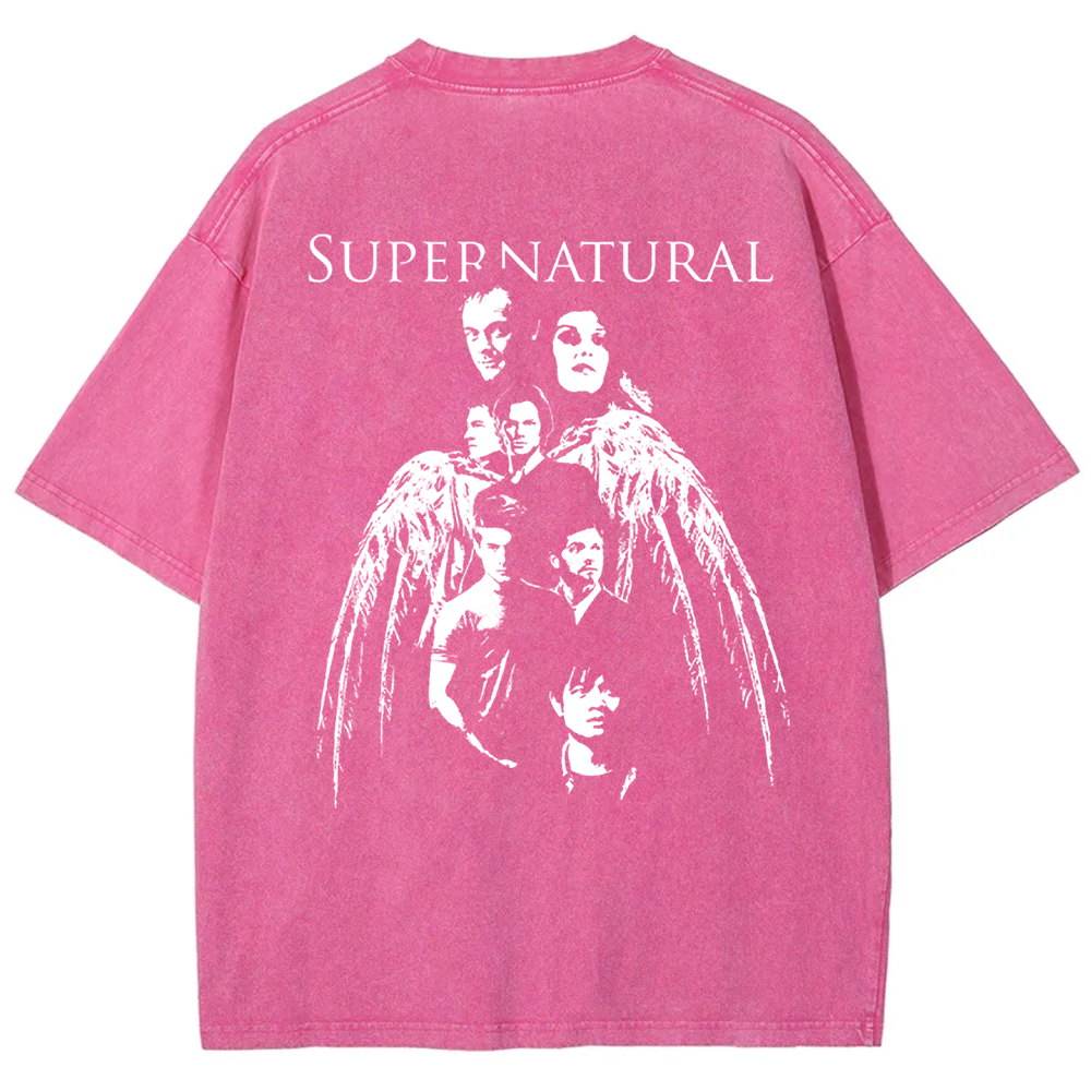 Unisex Vintage Supernatural TV Series t-Shirt