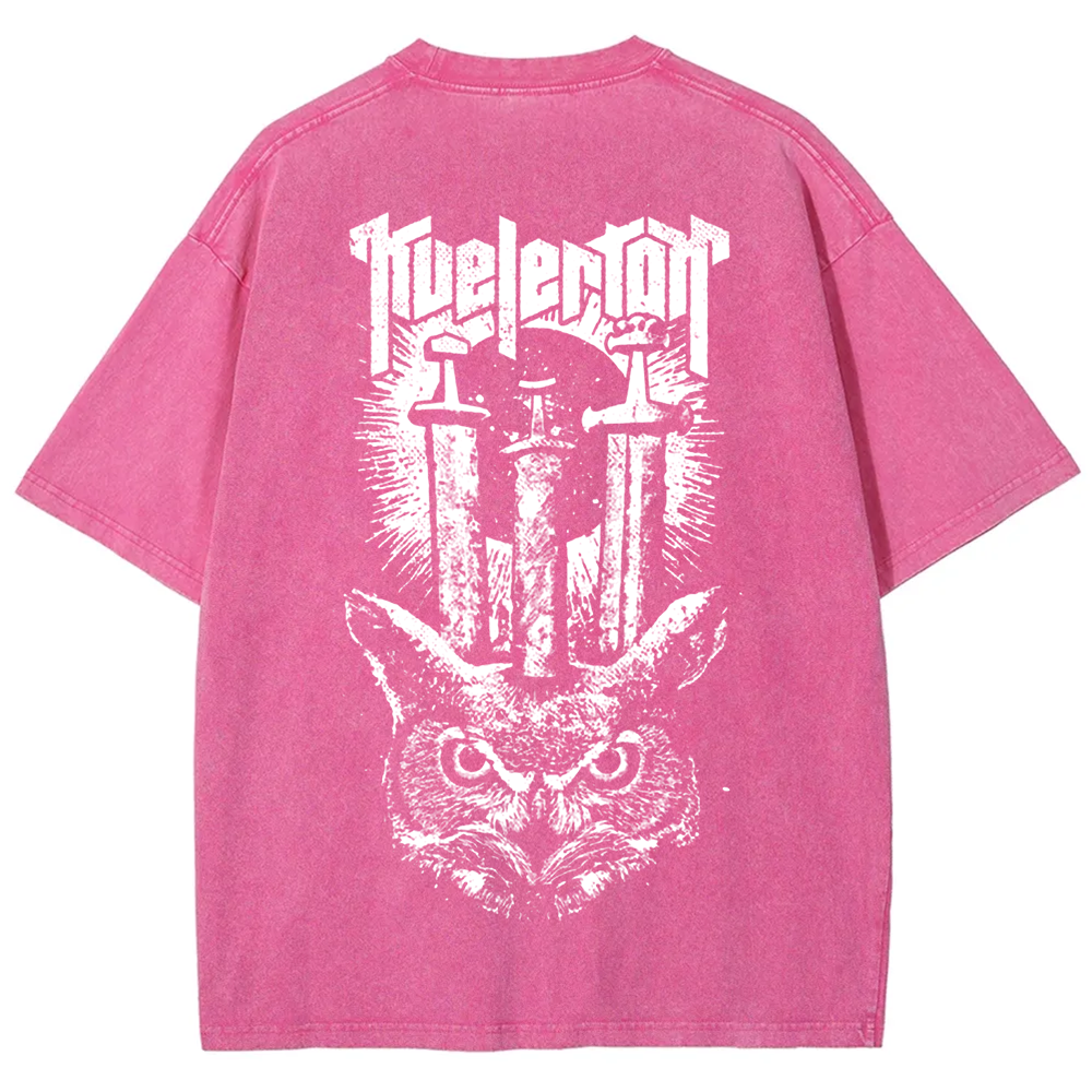 Unisex Vintage Kvelertak Band  t-Shirt