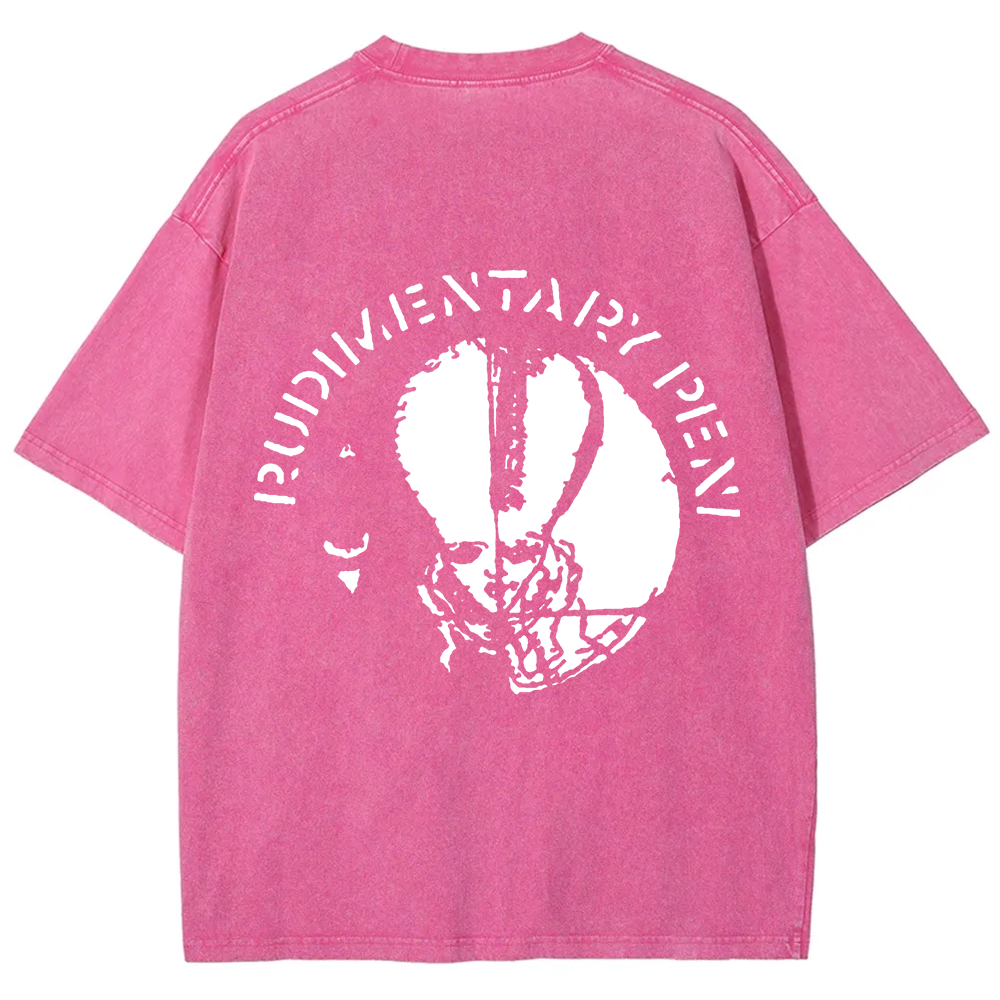 Unisex Vintage Rudimentary Peni Punk Band t-Shirt