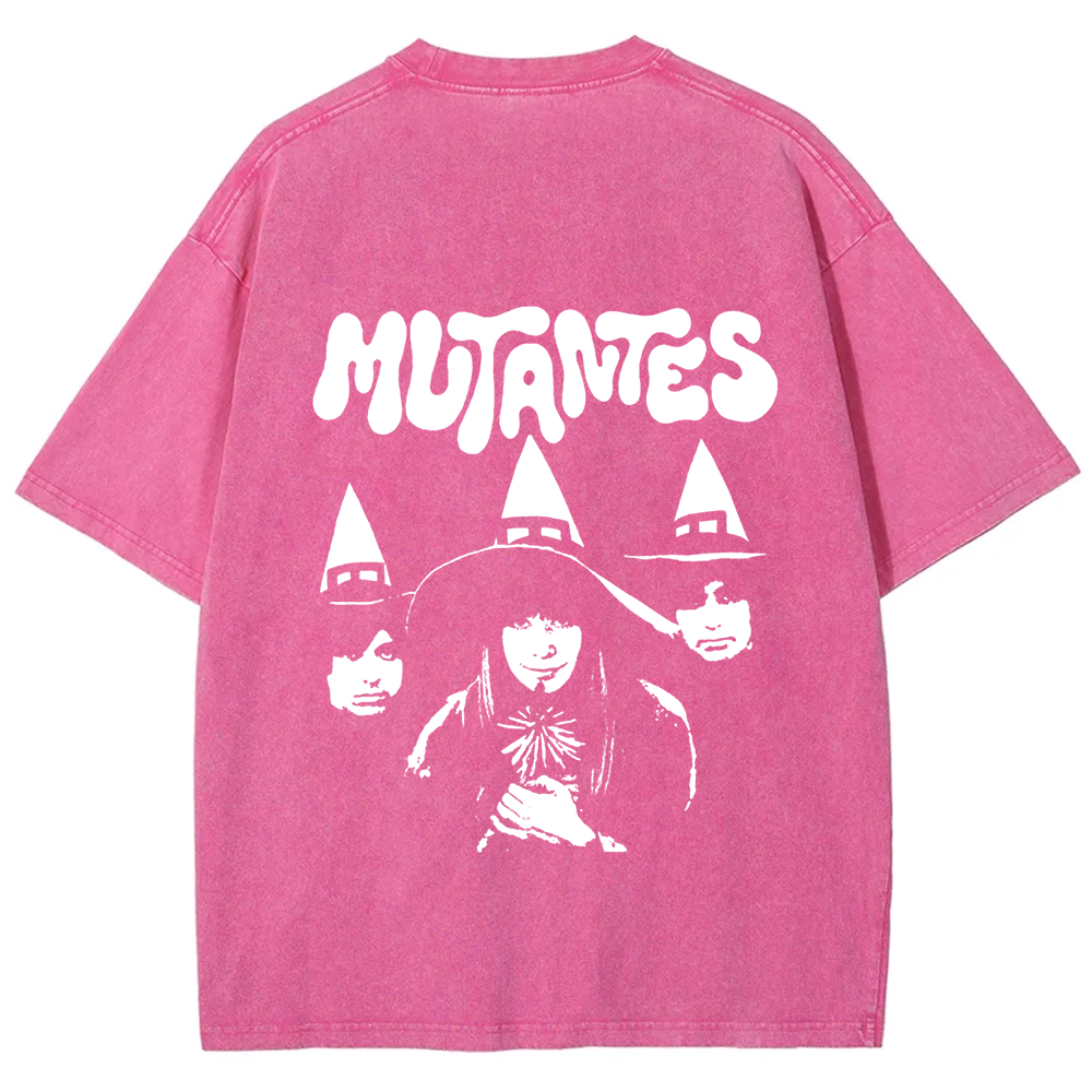 Unisex Vintage Os Mutantes Rock Band t-Shirt