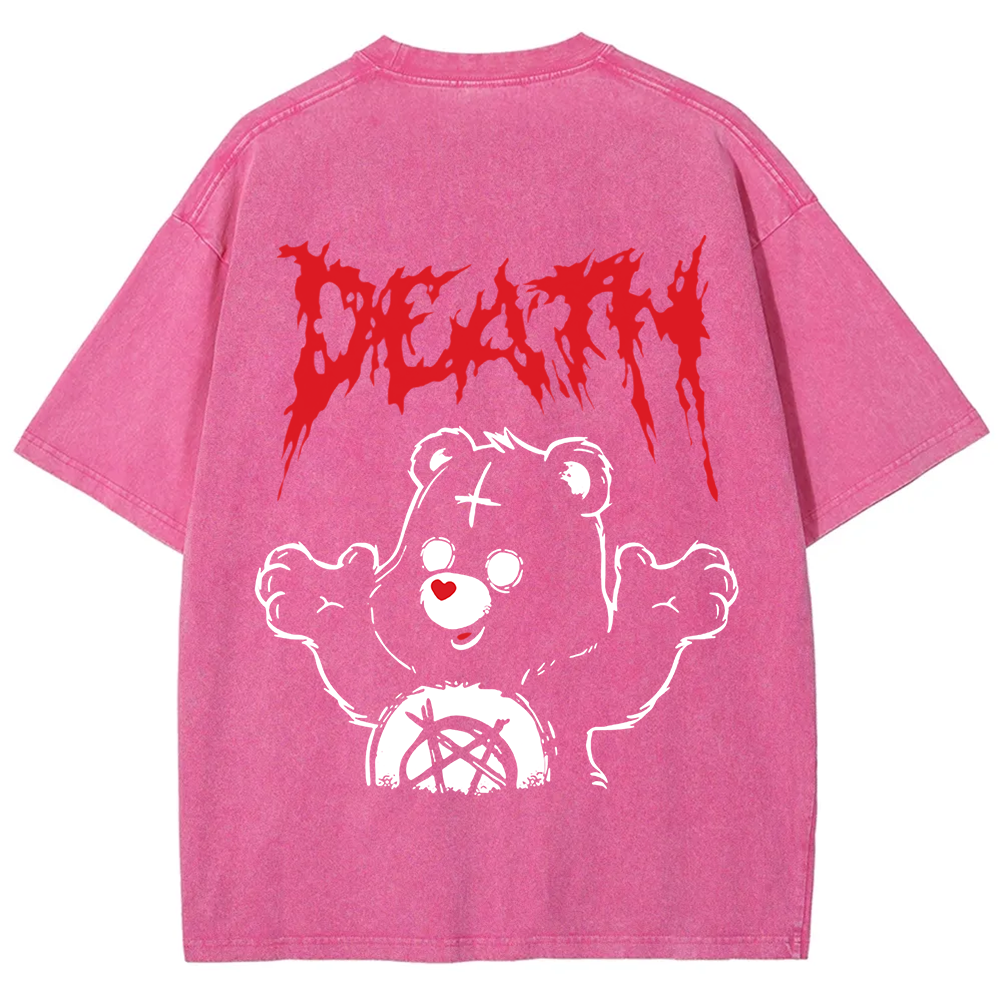 Unisex Vintage  Death Bear Care Bear TV Series  t-Shirt