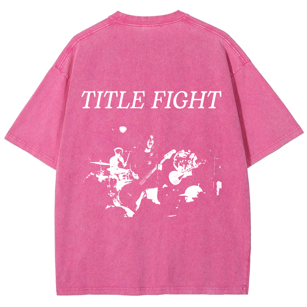 Unisex Vintage Title Fight Band t-Shirt