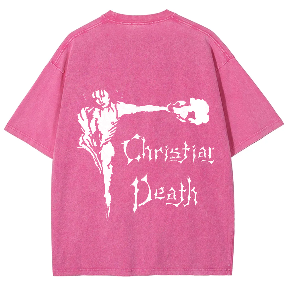 Unisex Vintage Christian Death Rock Band t-Shirt