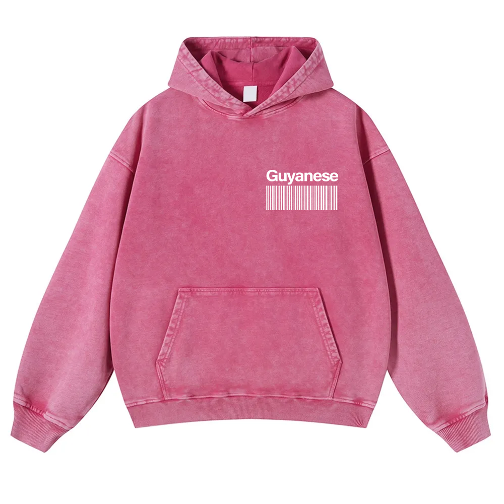 Guyanese Unisex Fit  Washed Hoodie wearishow