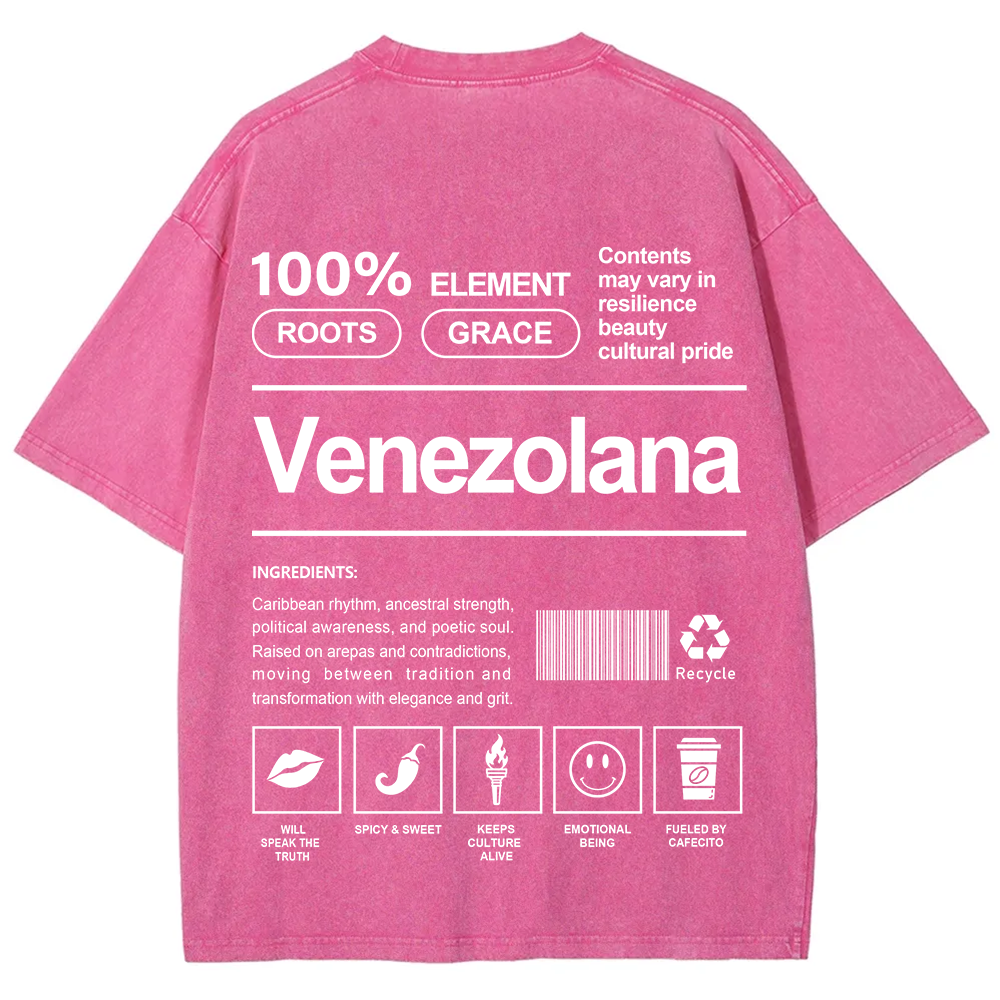 Venezolana Unisex Fit  Washed T-Shirt
