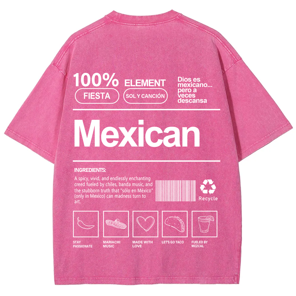 Mexican Unisex Fit  Washed T-Shirt