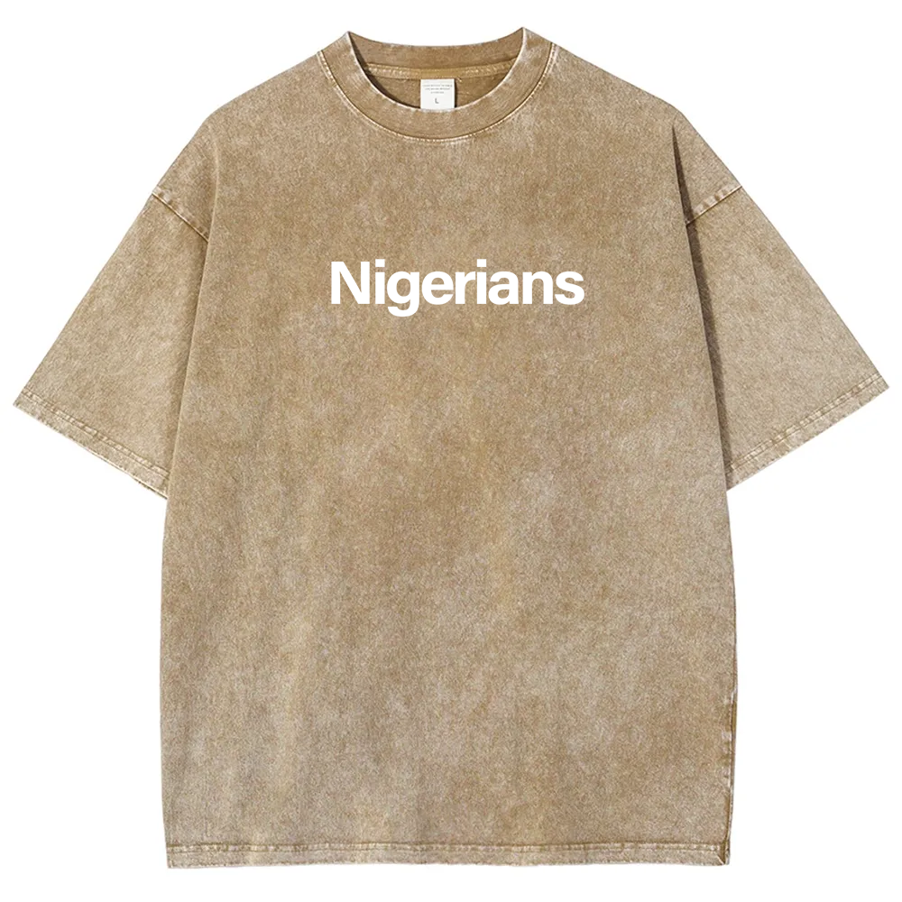 Nigerians Unisex Fit  Washed T-Shirt