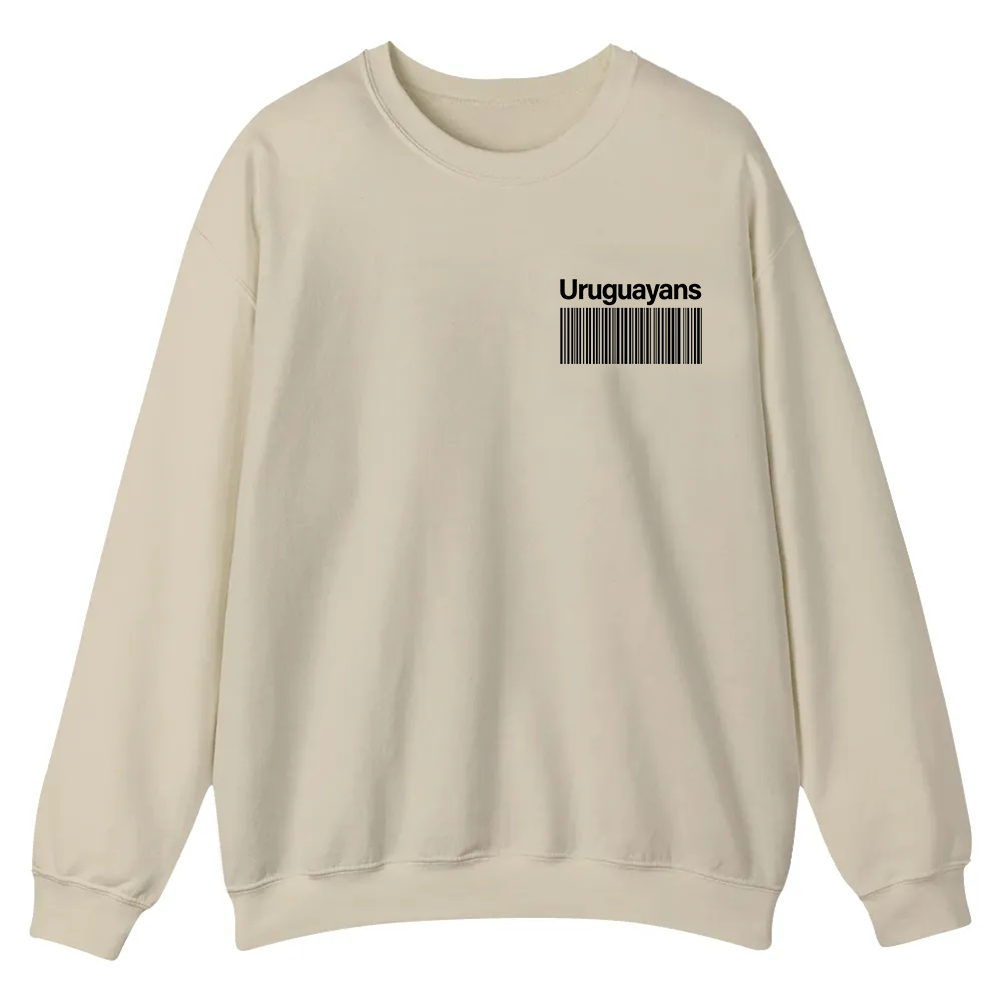 Uruguayans Unisex Fit  Casual Crewneck Sweatshirt wearishow