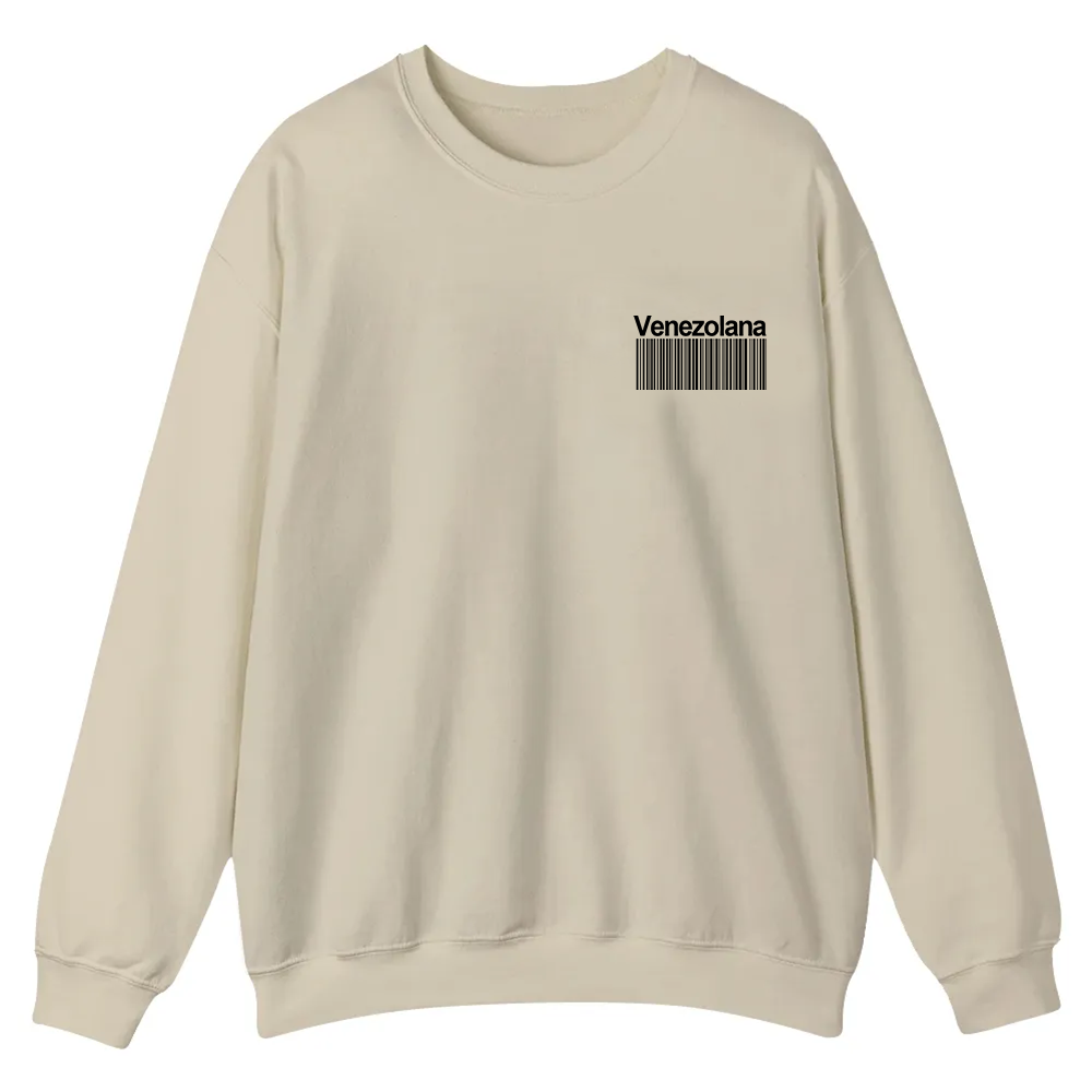 Venezolana Unisex Fit  Casual Crewneck Sweatshirt wearishow