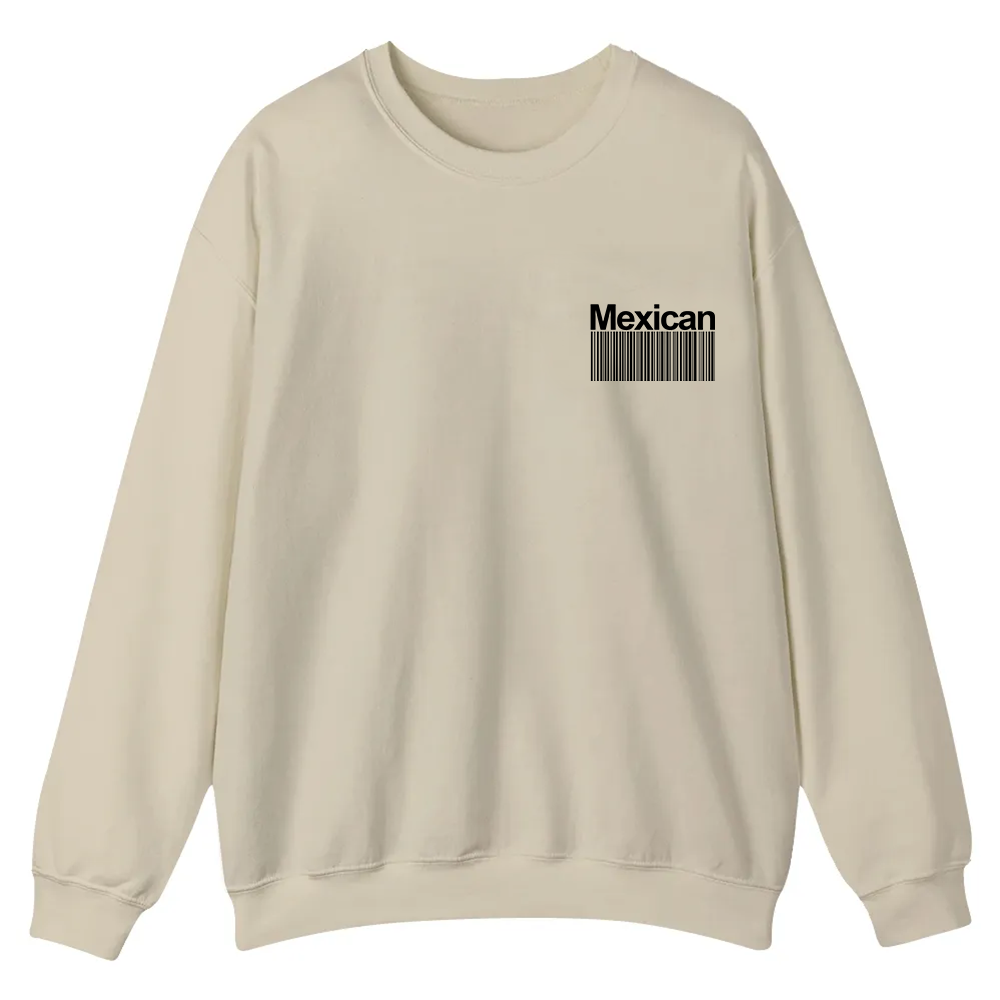 Mexican Unisex Fit  Casual Crewneck Sweatshirt wearishow