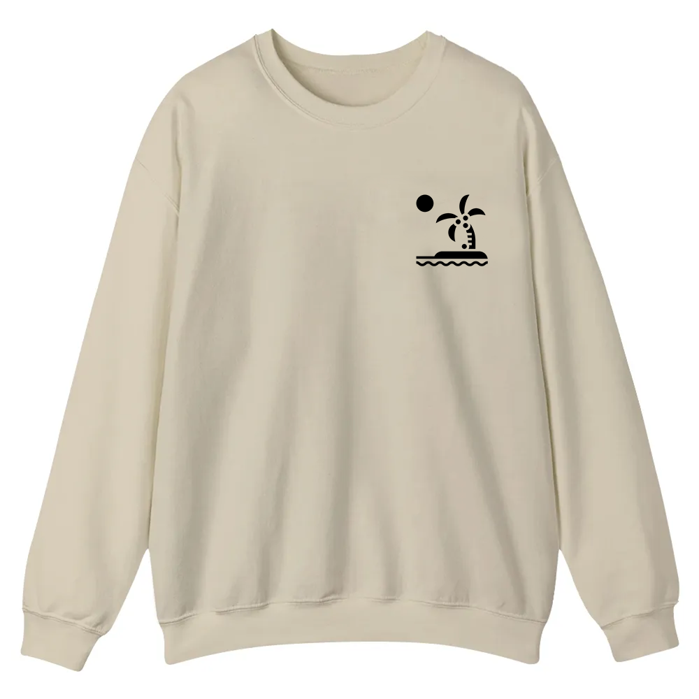 Caribbean Unisex Fit  Casual Crewneck Sweatshirt wearishow