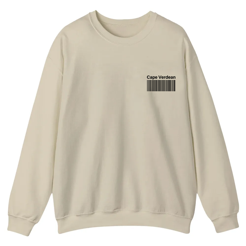 Cape Verdean Unisex Fit  Casual Crewneck Sweatshirt wearishow