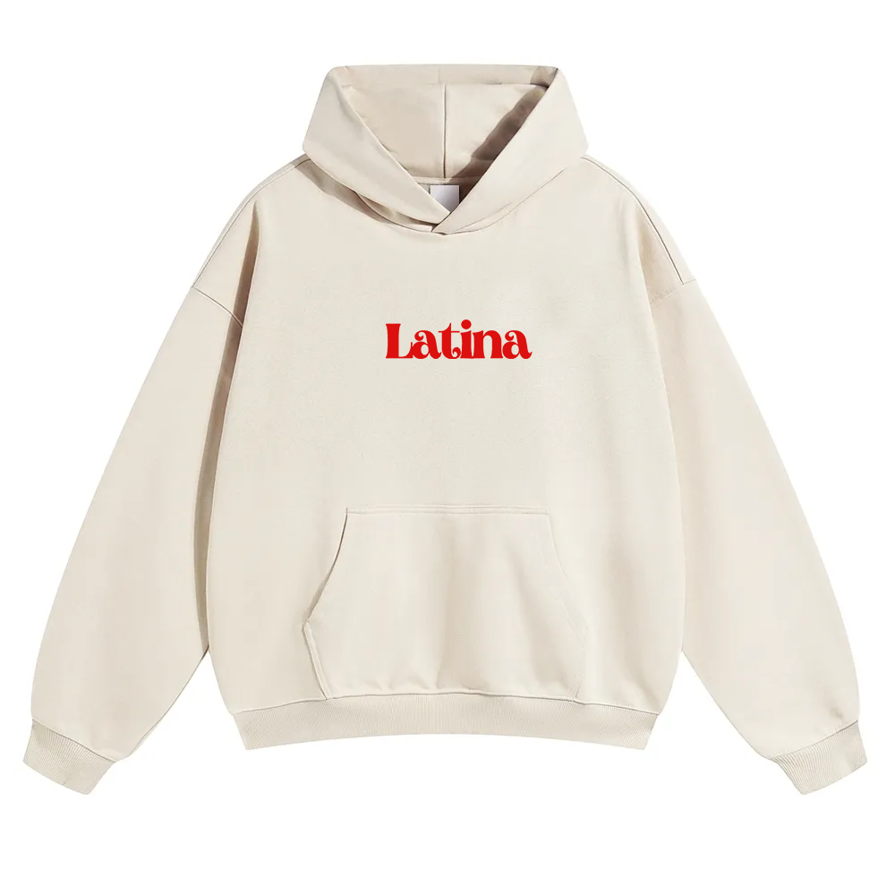 Latina Unisex Fit Color Hoodie wearishow