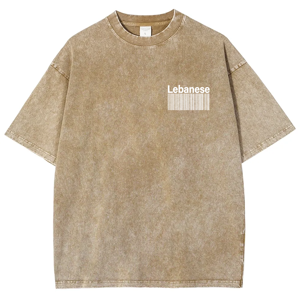 Lebanese Unisex Fit  Washed T-Shirt