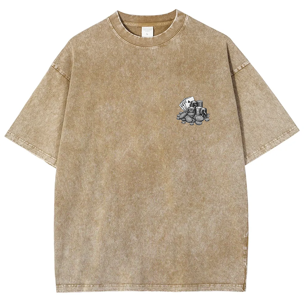 Professional Gambler Unisex Fit Washed T-Shirt