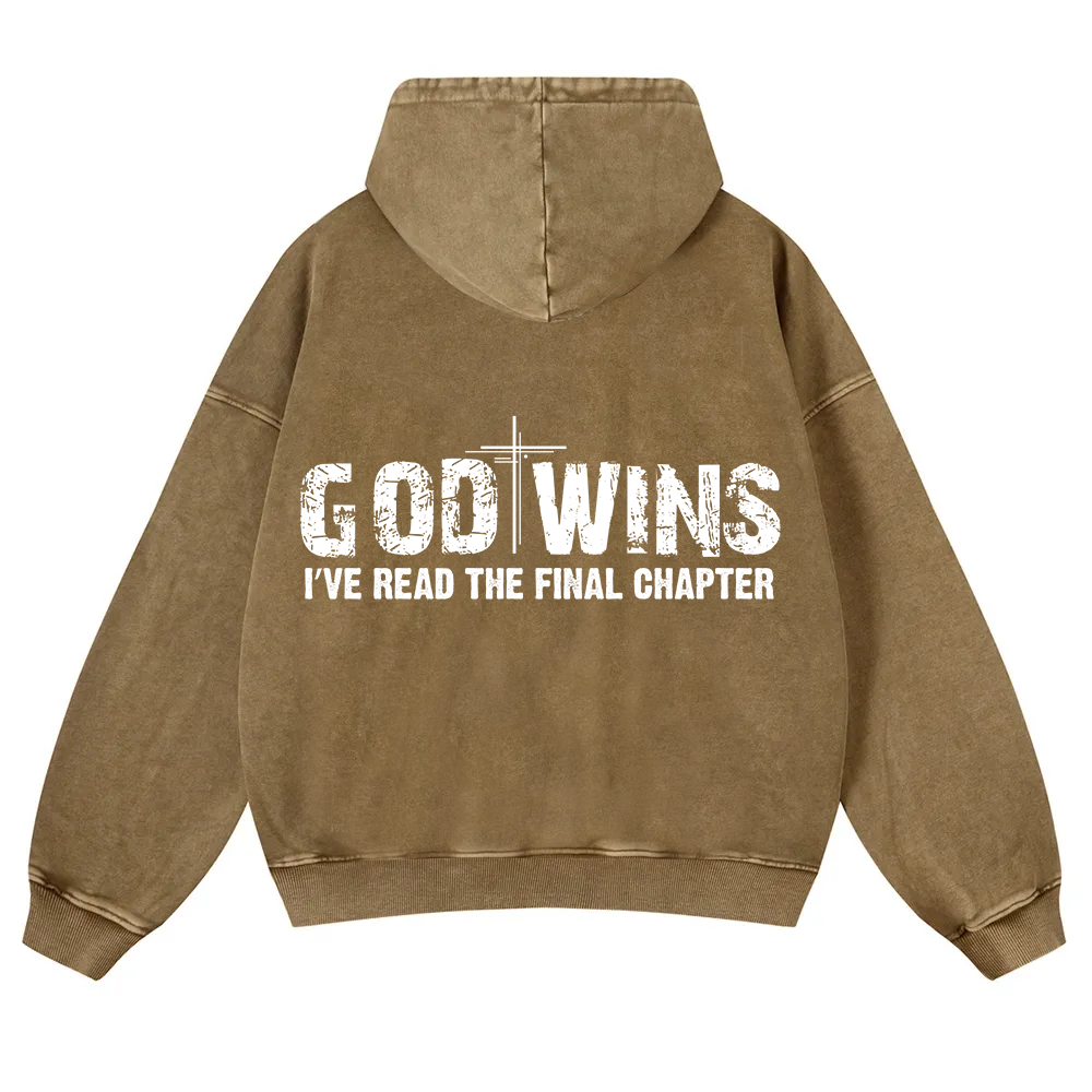 Christianity Washed Hoodie wearishow