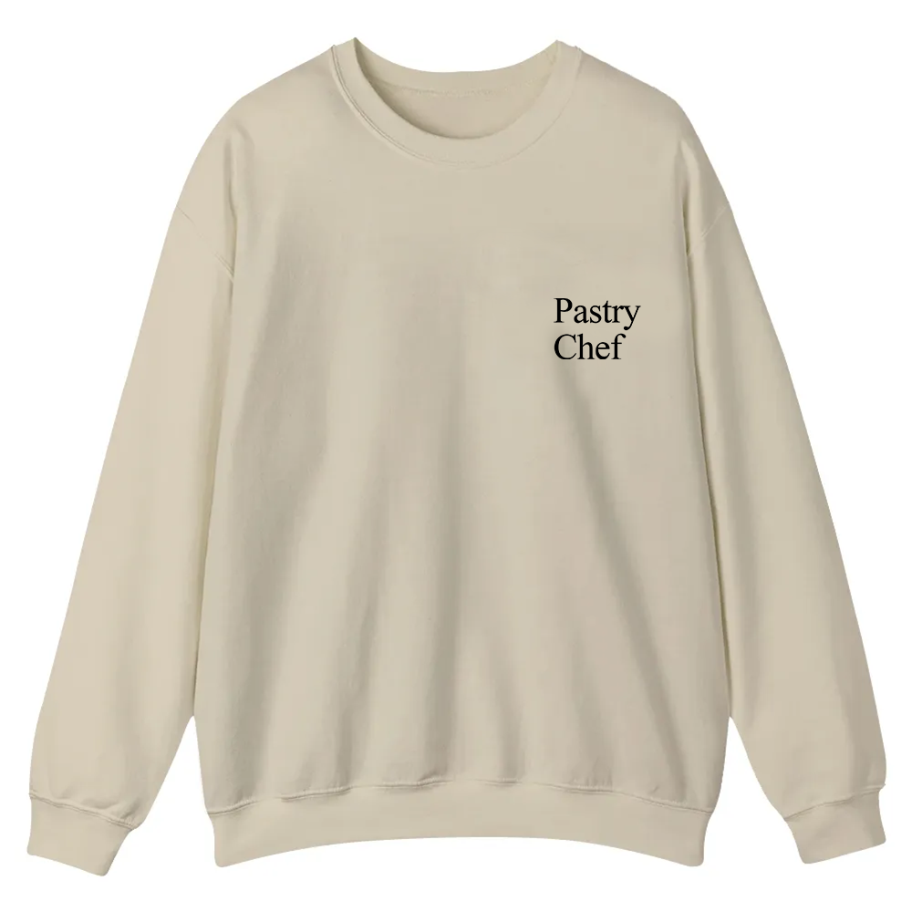 Pastry Chef Casual Crewneck Sweatshirt wearishow