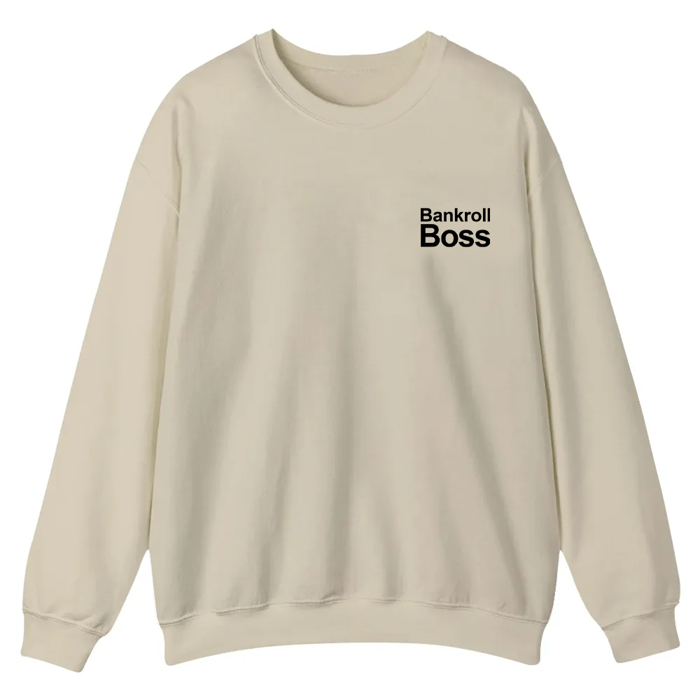 Bankroll Boss Casual Crewneck Sweatshirt wearishow