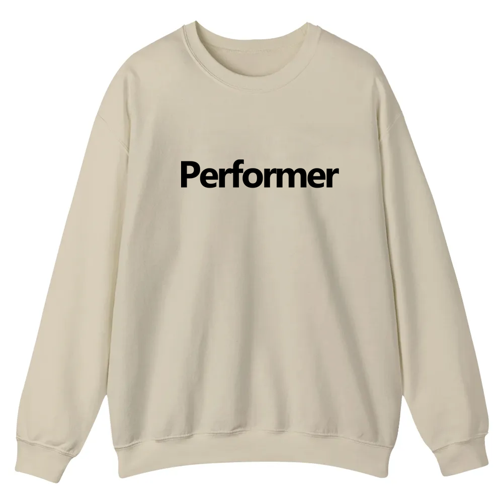 Performer Casual Crewneck Sweatshirt wearishow