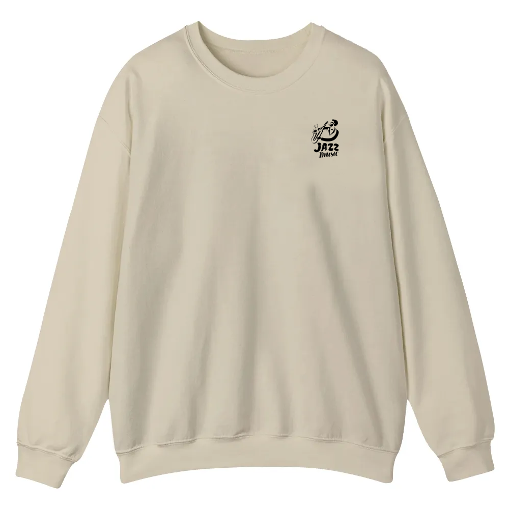 Saxophonist Unisex  Casual Crewneck Sweatshirt wearishow
