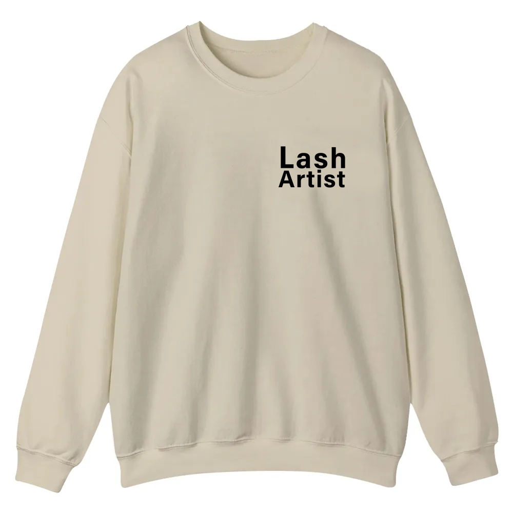 Lash Artist Casual Crewneck Sweatshirt wearishow