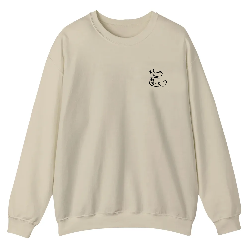 Barista Casual Crewneck Sweatshirt wearishow