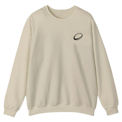 Rugby Player Casual Crewneck Sweatshirt wearishow