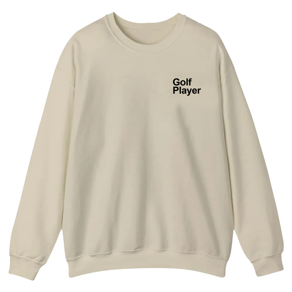 Golf Player Casual Crewneck Sweatshirt wearishow wearishow