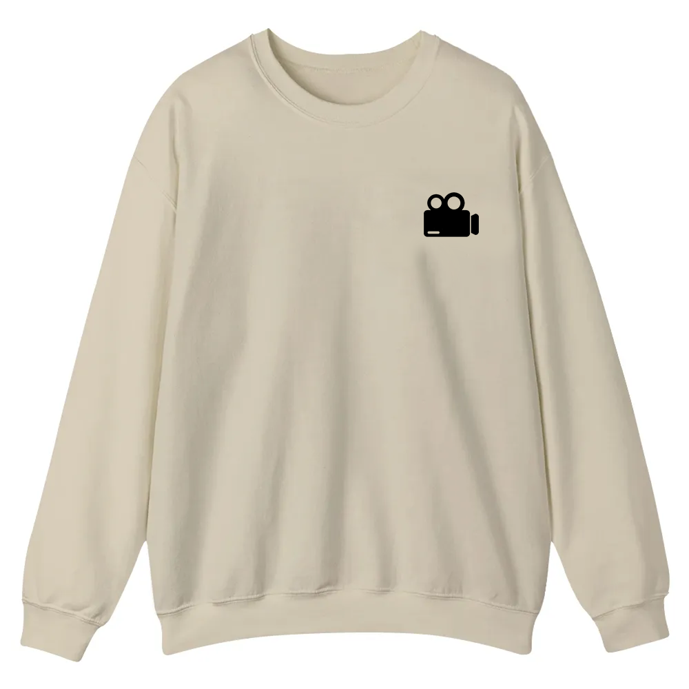Videographer Casual Crewneck Sweatshirt wearishow wearishow