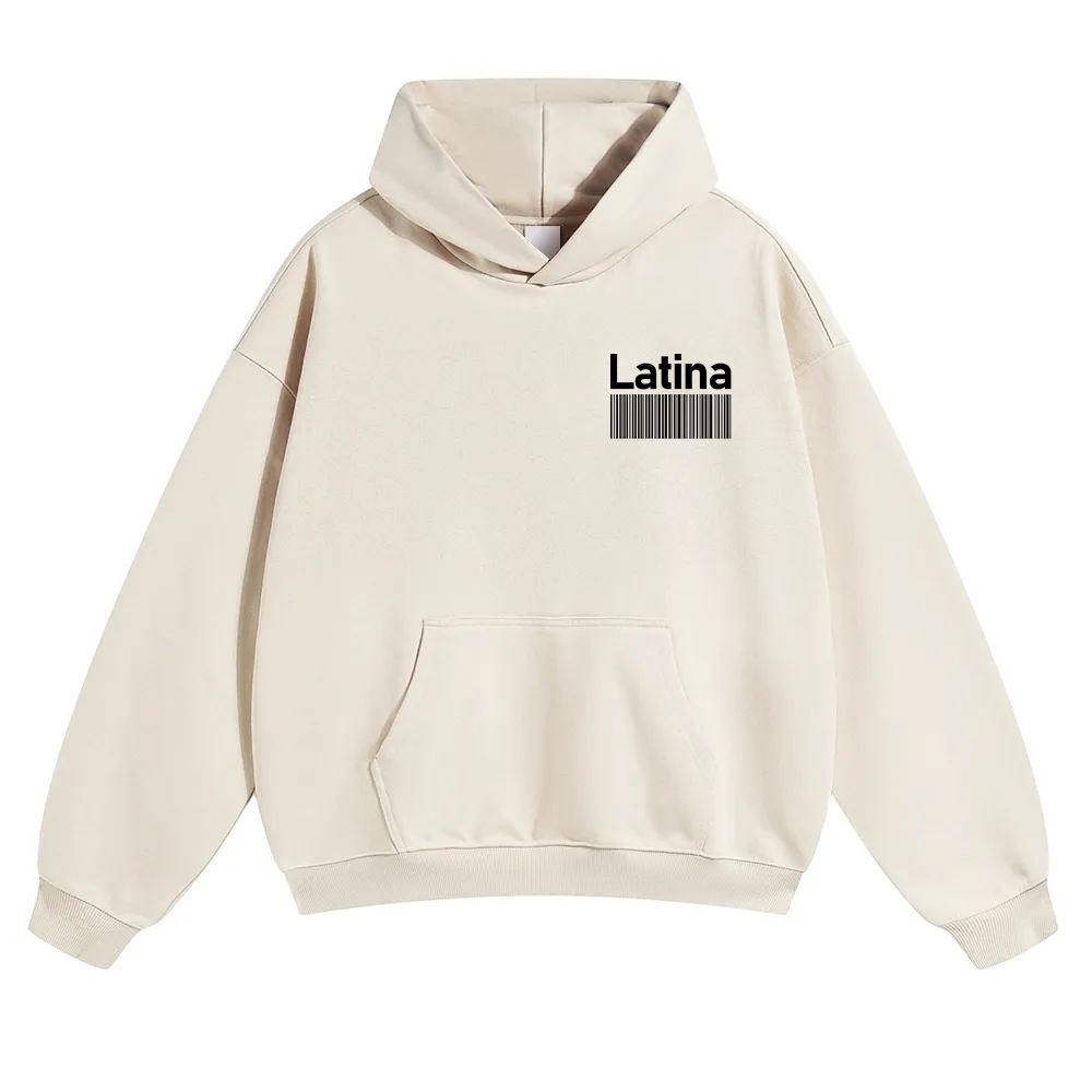 Latina Unisex Fit Color Hoodie wearishow