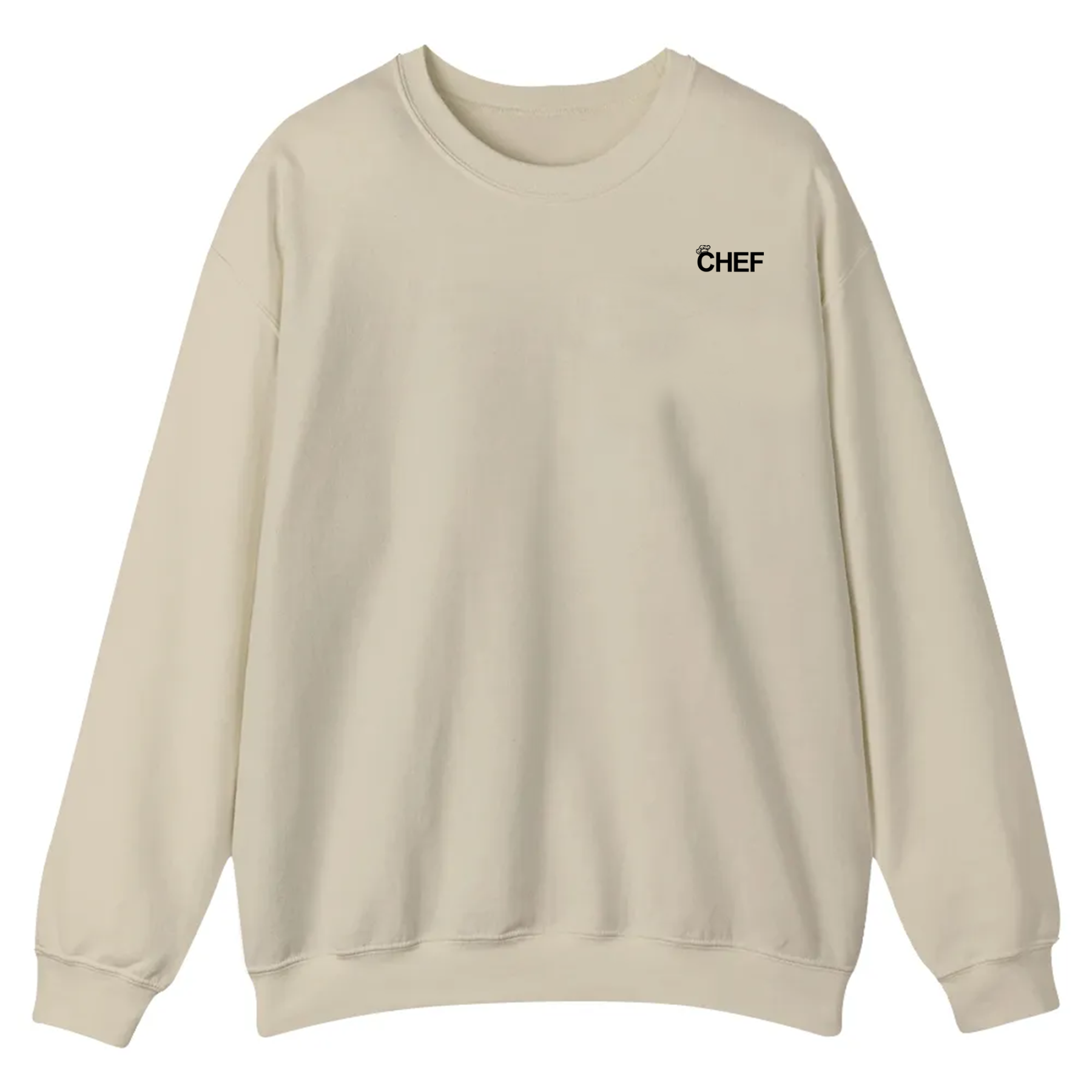 Chef Addcustom QR Code Casual Crewneck Sweatshirt