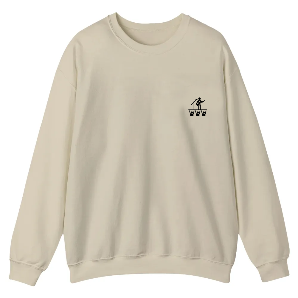 Festival Goer Casual Crewneck Sweatshirt wearishow
