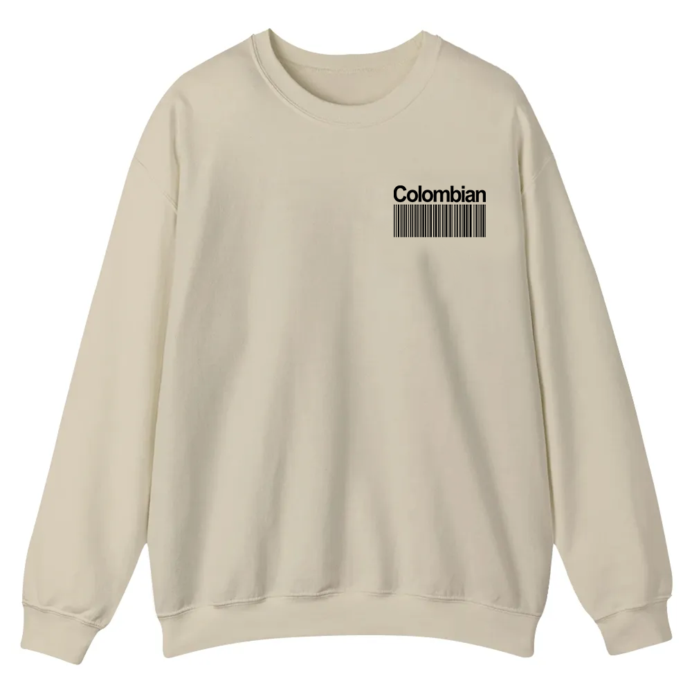 Colombian Unisex Fit  Casual Crewneck Sweatshirt wearishow