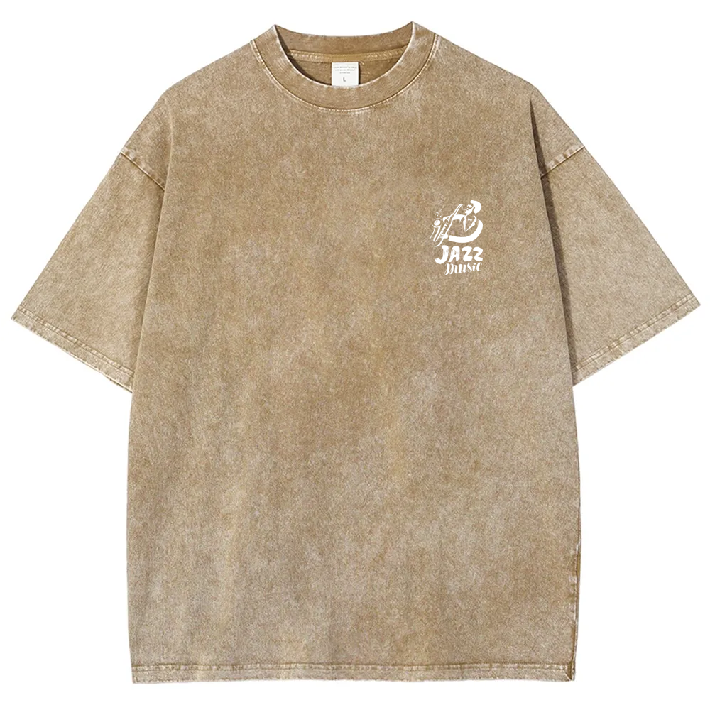 Saxophonist Unisex Fit Washed T-Shirt  wearishow