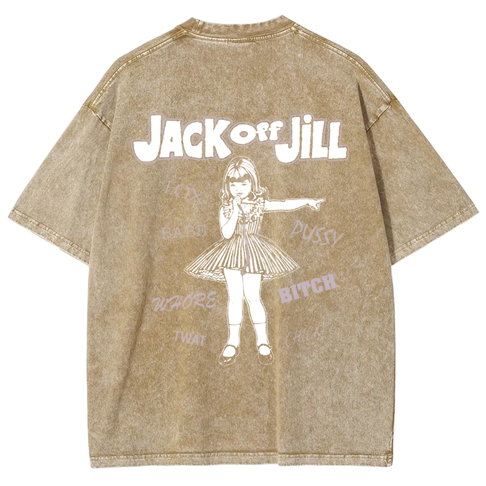 Unisex Vintage Jack Off Jill Band t-Shirt