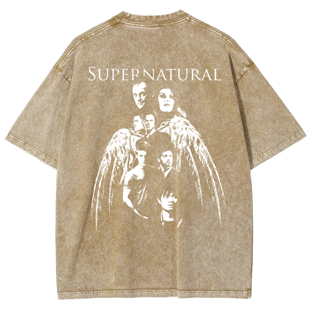 Unisex Vintage Supernatural TV Series t-Shirt