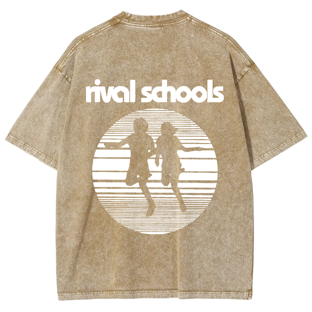 Unisex Vintage  Rival Schools Band t-Shirt