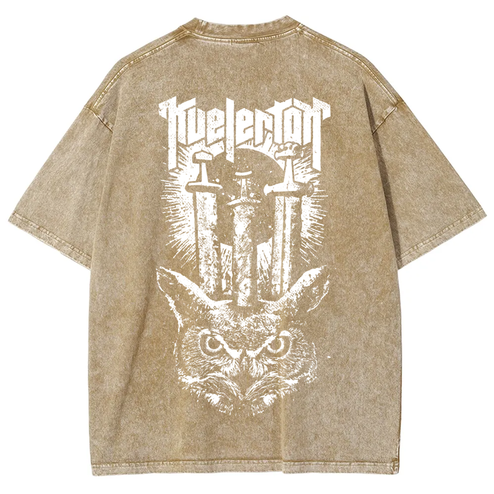 Unisex Vintage Kvelertak Band  t-Shirt