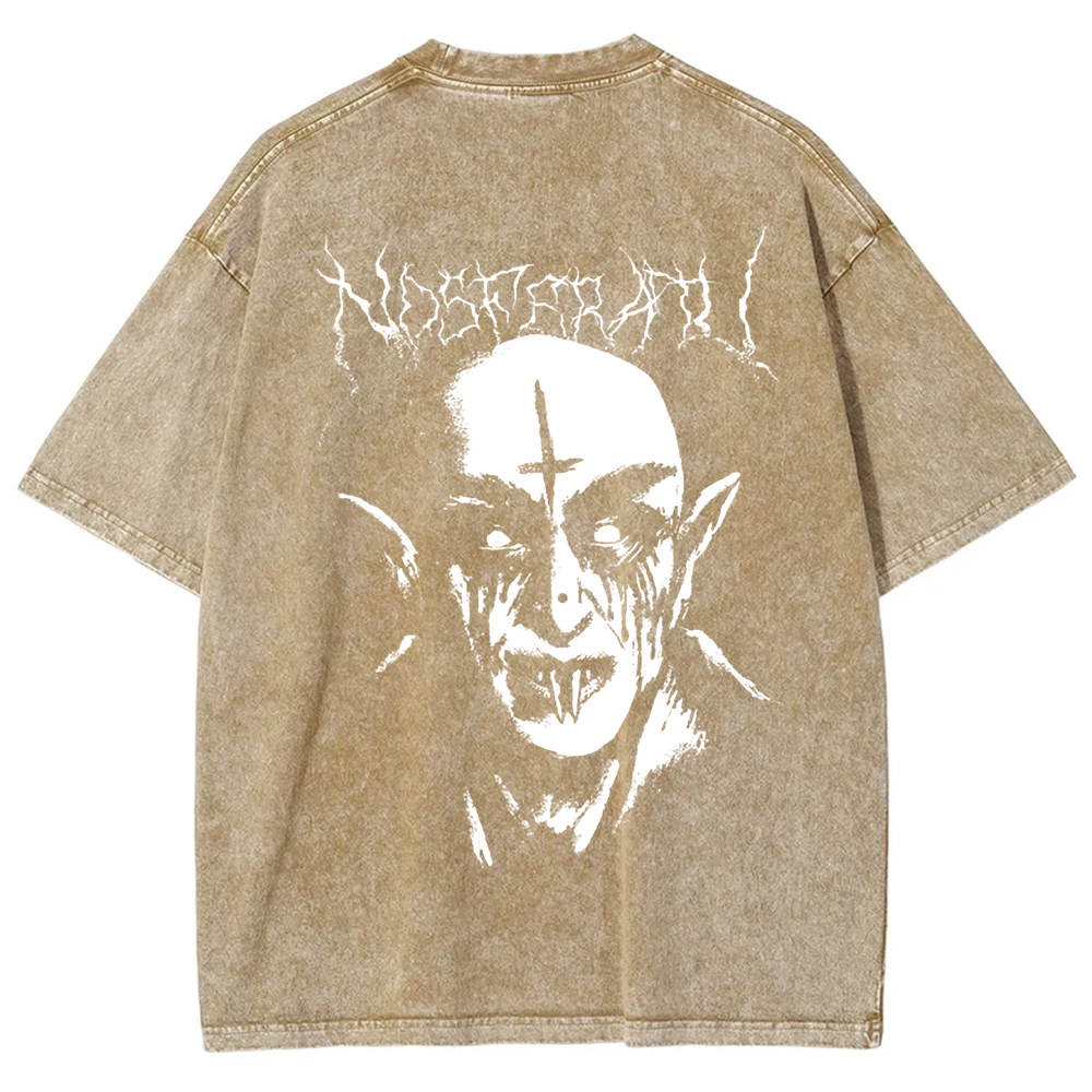 Unisex Vintage Black Metal Nosferatu Movie  t-Shirt