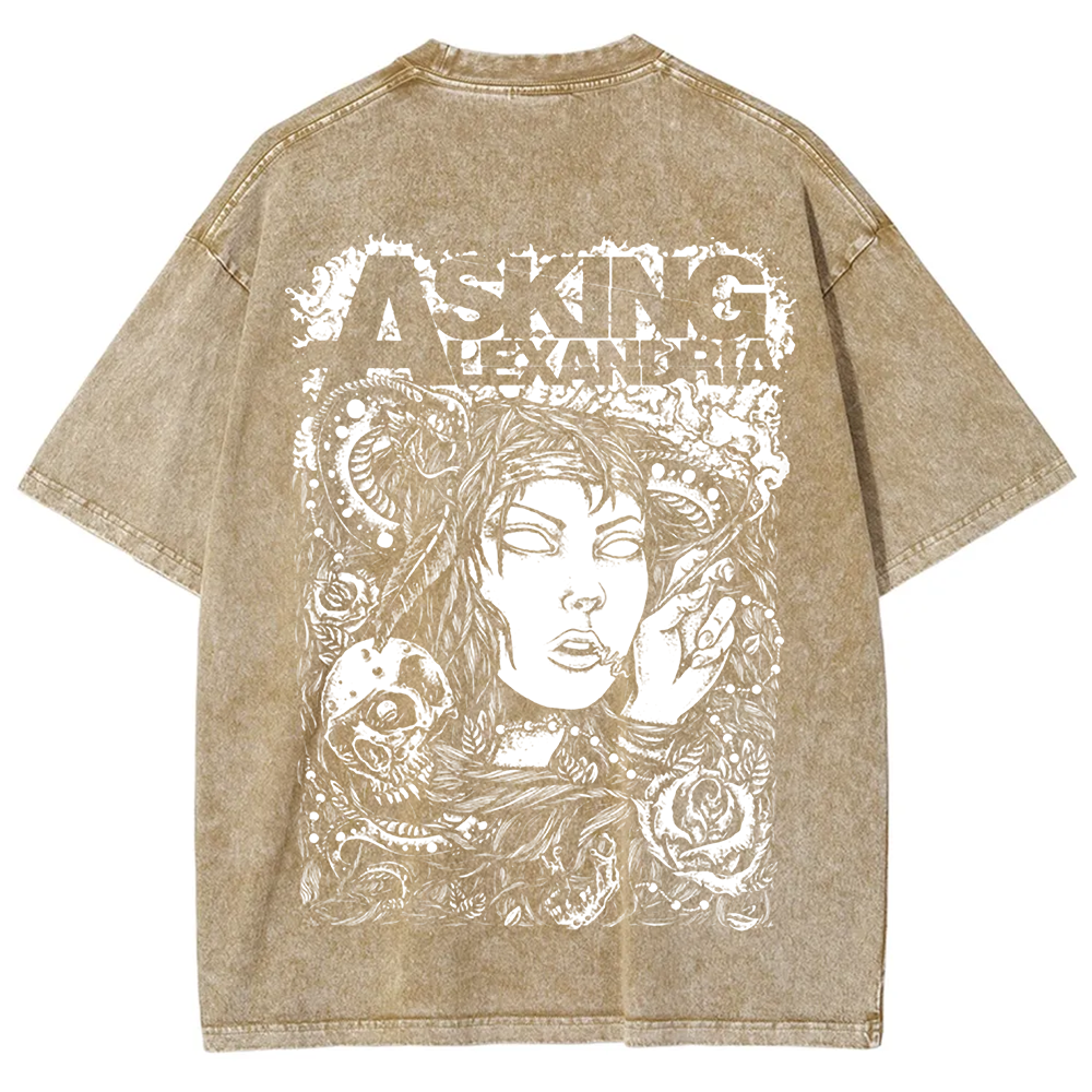 Unisex Vintage Asking Alexandria Band t-Shirt