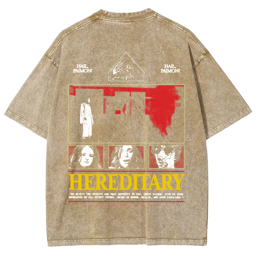 Unisex Vintage Hereditary Horror Movie  t-Shirt