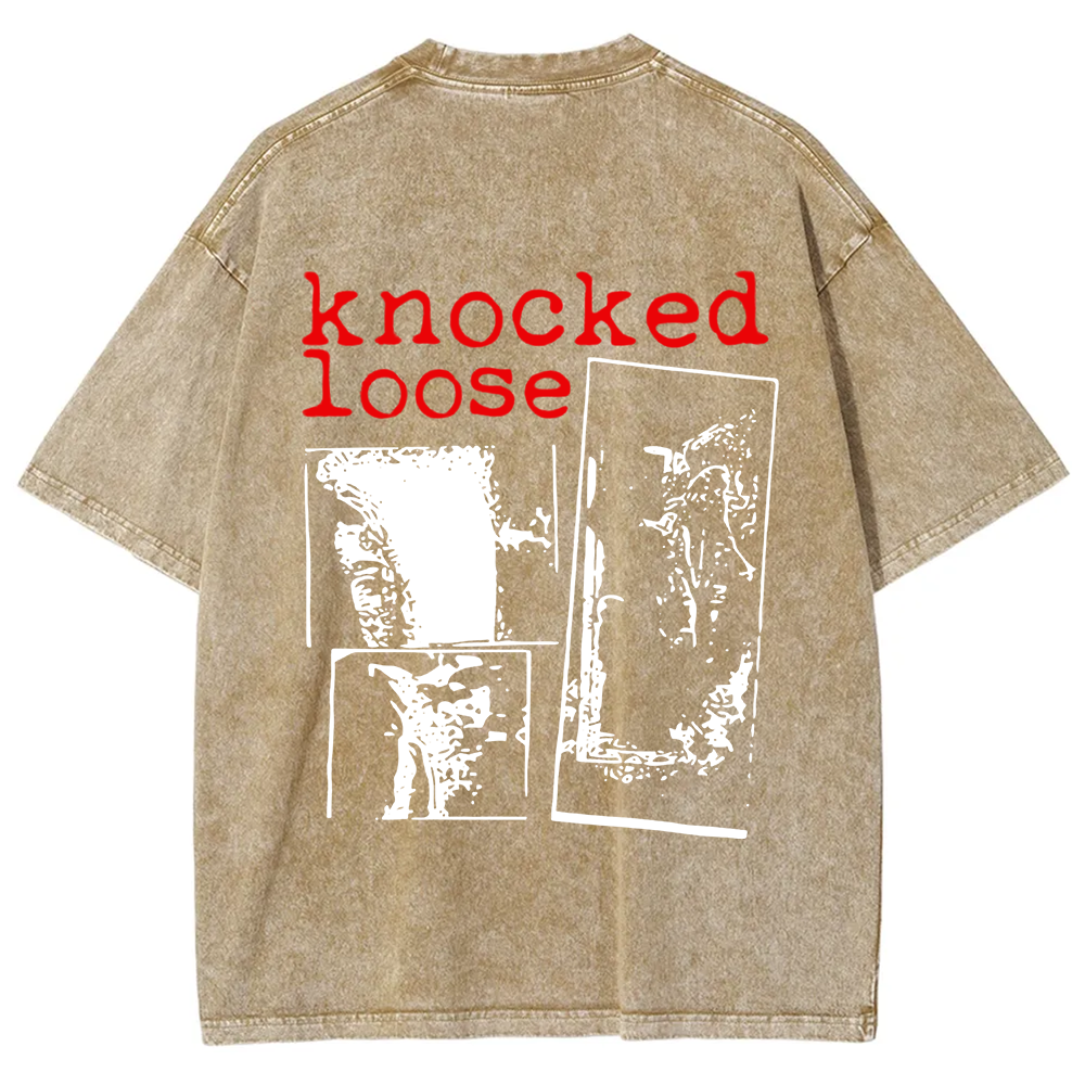 Unisex Vintage Knocked Loose Band t-Shirt