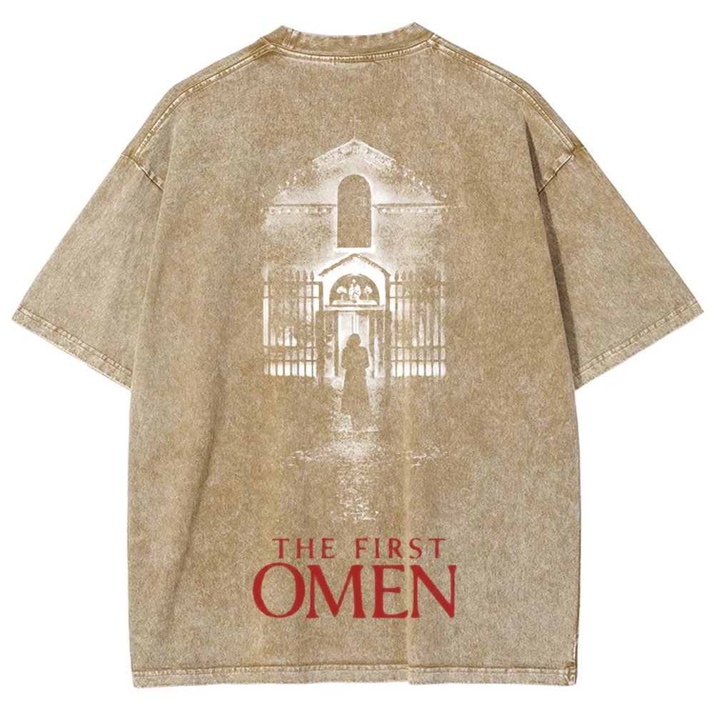 Unisex Vintage The Firts Omen Horror Movie  t-Shirt