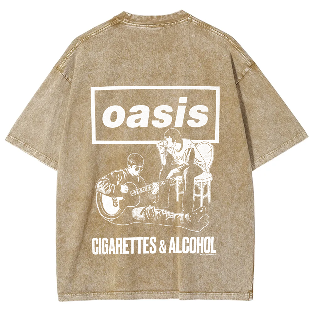 Unisex Vintage Oasis Band t-Shirt