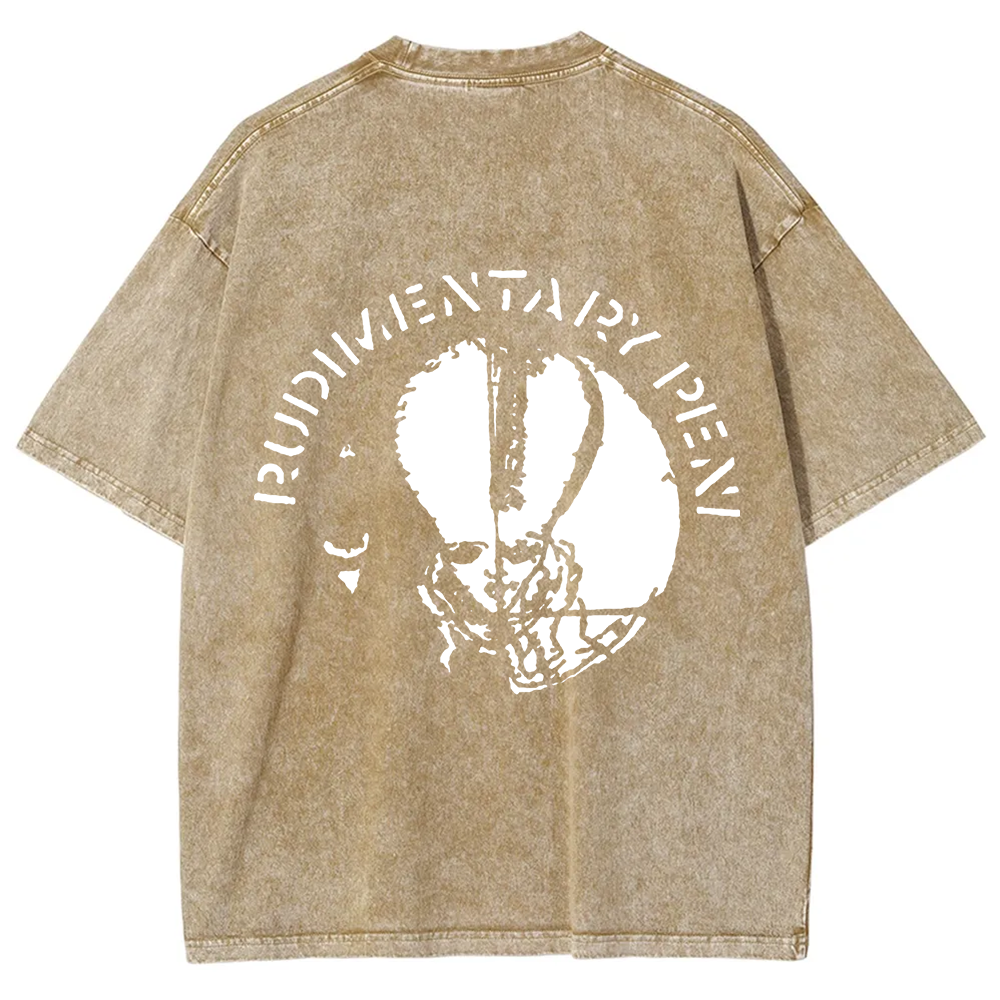 Unisex Vintage Rudimentary Peni Punk Band t-Shirt