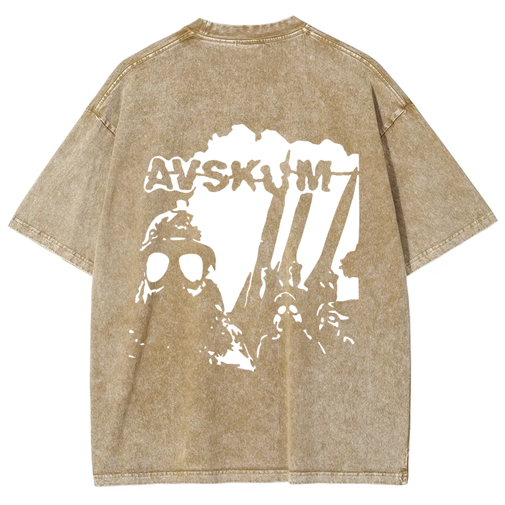 Unisex Vintage Avskum Punk Band  t-Shirt