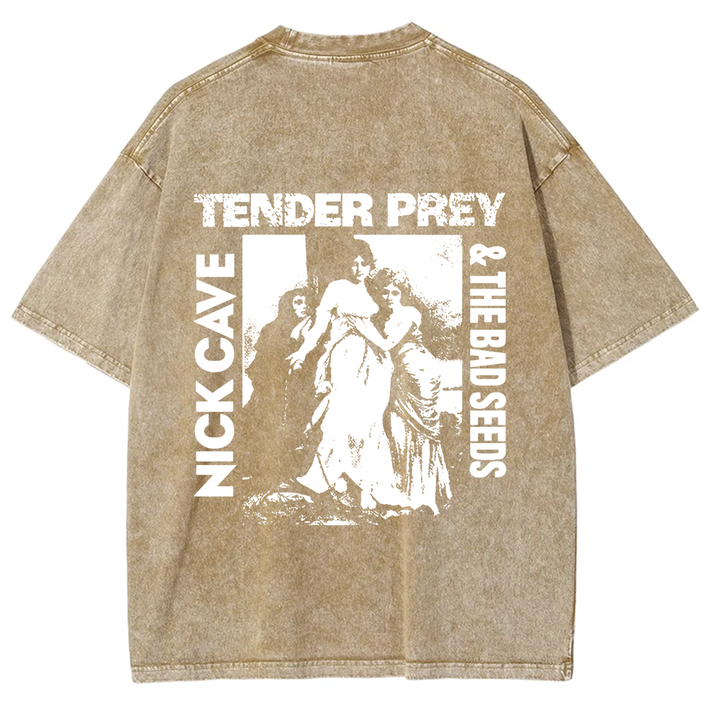 Unisex VintageNick Cave and the Bad Seeds Band Tender Prey Music t-Shirt