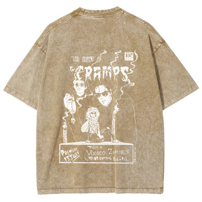 Unisex Vintage The Cramps Rock Band t-Shirt